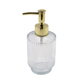 Porta Sabonete Líquido de Vidro Redondo Havan Casa - 310Ml