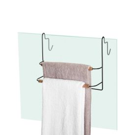 Porta Toalha de Pendurar Duplo Black Eco Design Arthi