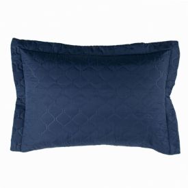 Porta Travesseiro Napoli Matelado 55Cm X 80Cm Havan Casa - Azul Oceano 2