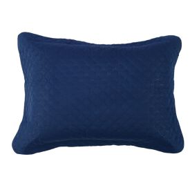 Porta Travesseiro Napoli Matelado 50Cm X 70Cm Havan Casa - Azul Oceano 2