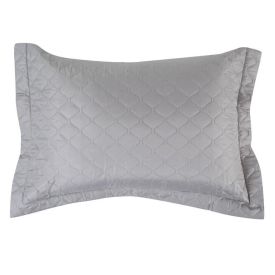 Porta Travesseiro Napoli Matelado 55Cm X 80Cm Havan Casa - Cinza Cromo