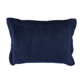 Porta Travesseiro Provence Plush Havan Casa - Azul Mariner