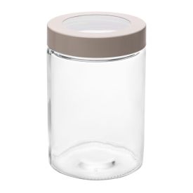 Pote com Tampa Visor 1,290 Litros Lyor - Bege