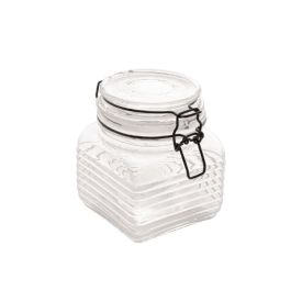 Pote Hermético Quadrado Lyor 750 Ml - Preto