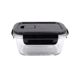 Pote Hermético Retangular com Tampa Havan Casa 1,36 Litros - Vidro