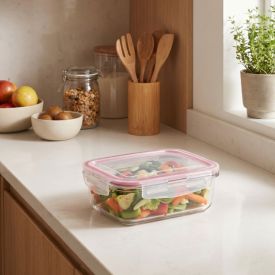 Pote Hermético Retangular Havan Casa 840Ml - Vidro
