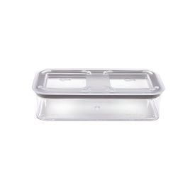 Pote Hermético Retangular Modo Coza 530Ml - Transparente