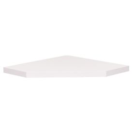 Prateleira Canto Em Mdp 30X30cm Branco Laca Jpf 143 - BRANCO