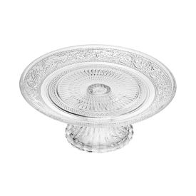 Prato De Bolo Com Pé Angel 25,5Cm Lyor - ANGEL