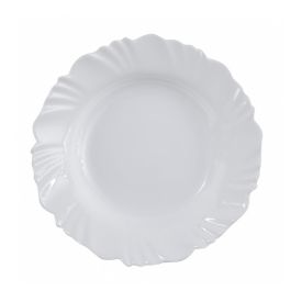 Prato Fundo Opaline Pétala Nadir 23,5Cm - Branco