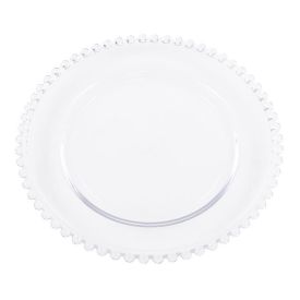 Prato de Sobremesa Pearl Clear Wolff 20Cm - Cristal