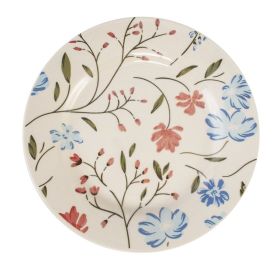 Prato Raso Mary Biona By Havan Casa 26Cm - Cerâmica Floral 