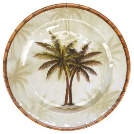 Prato Raso Melamina Havan Casa 28Cm - Bambu