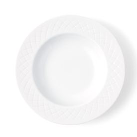 Prato Raso Porcelana Ingrid Tramontina 27Cm - Branco