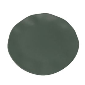 Prato Sobremesa Melamina Verde Havan Casa - 21,6cm
