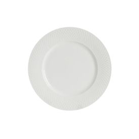 Prato Sobremesa Porcelana Val&ecirc;ncia Havan Casa 20Cm - Branco