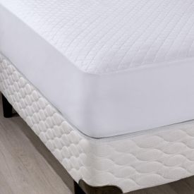 Protetor Para Colch&atilde;o Casal Com El&aacute;stico Imperme&aacute;vel Havan Casa - Branco
