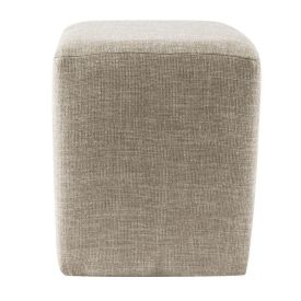 Puff Quadrado Decorativo Linho Havan Casa - Linho
