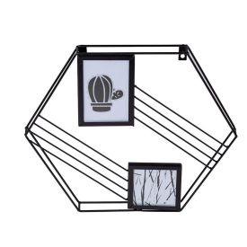 Quadro Decorativo Para Fotos 3,5X41x35cm Yaris - Preto