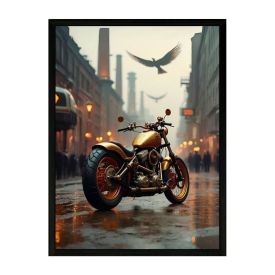 Quadro Retangular 33Cm Fx Quadros - Asas De Metal