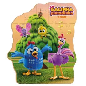Quebra-Cabeça Gigante Galinha Pintadinha 25 Peças Nig Brinquedos