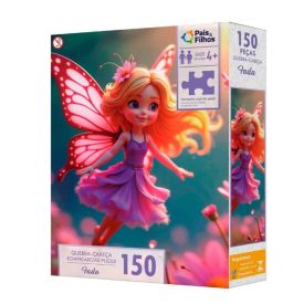 Quebra-Cabeça Mundo Fada 150 Peças Pais & Filhos - 793010