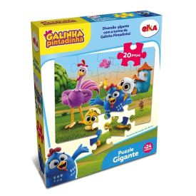 Quebra-Cabeça Puzzle Gigante 20 Peças Galinha Pintadinha - Elka
