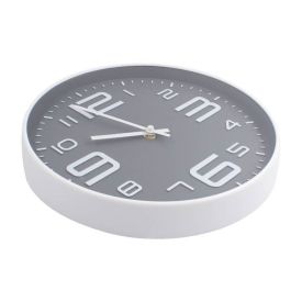 Relógio De Parede Branco E Cinza Havan Casa - 30cm