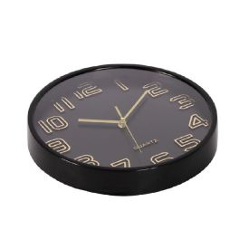 Relógio De Parede Redondo Havan Casa 30 Cm - Preto 