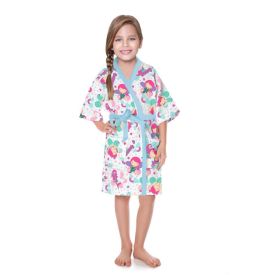 Roupão Infantil Felpudo Pp Estampado Lepper 1 Pç - Sonho Encantado Rosa