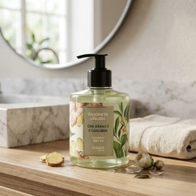 Sabonete Liquido 350Ml Havan Casa - Chá Branco E Gengibre