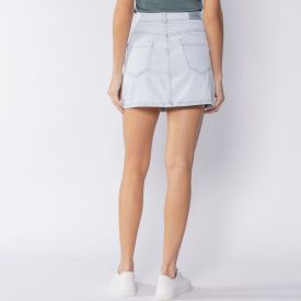 Saia Feminina Jeans Boby Blues Azul Claro