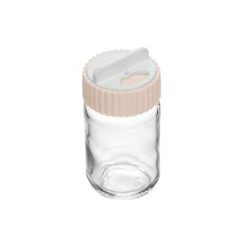 Saleiro Com Tampa Rotativa Siena Lyor 100Ml  - Bege