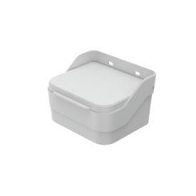 Saleiro De Plástico Trium Ou 13Cm - Branco