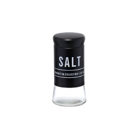 Saleiro De Vidro Manhattan Kauskraft 120 Ml - Preto 