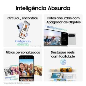 Celular Samsung Galaxy A56 5G 256Gb 8Gb Câmera Tripla - Preto