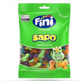 Bala De Gelatina Sapo Fini - 80g
