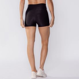 Short Fitness Feminino Com Bolso Scream Preto