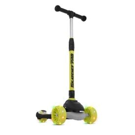 Patinete Led Pro Dobrável Preto Brinquedos Bandeirante