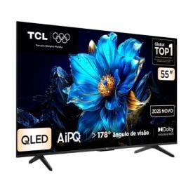 Smart Tv 55'' Tcl Qled 4K 55P7k Google Tv Wi-Fi Dual Band