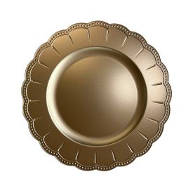 Sousplat Belmonte Havan Casa 33Cm - Dourado Ouro Velho