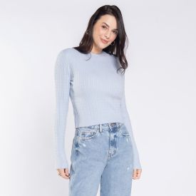 Suéter Feminino De Tricot Trançado Boby Blues
