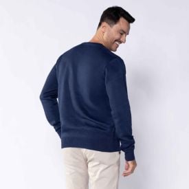 Suéter Masculino De Tricot Gola V Marc Alain