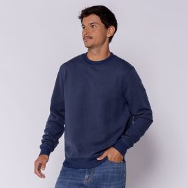 Suéter Masculino Em Tricot Marc Alain Azul Marinho