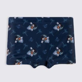 Sunga Infantil Menino Mickey 4 a 10 Anos Disney Azul Marinho