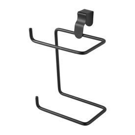 Suporte Duplo De Papel Higiênico Para Caixa Acoplada Black Arthi - Black