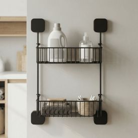 Suporte Duplo para Parede Multiuso Metaltru 34Cm