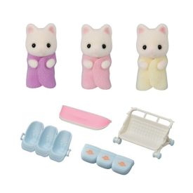 Sylvanian Families Carrinho de Trigêmeos com Gatos Persas Epoch - 5880