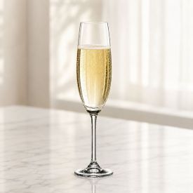 Taça de Vinho Cristal Bohemia Requinte 220Ml - Transparente