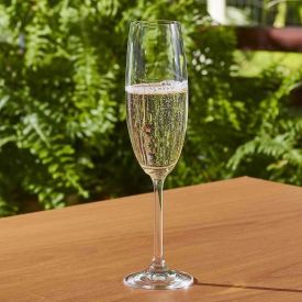 Taça de Champanhe Cristal Requinte Bohemia 230Ml - Transparente